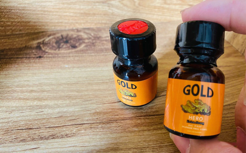 Popper Gold Hero Extra Strong 10ml Mỹ Chính Hãng Tăng Hưng Phấn
